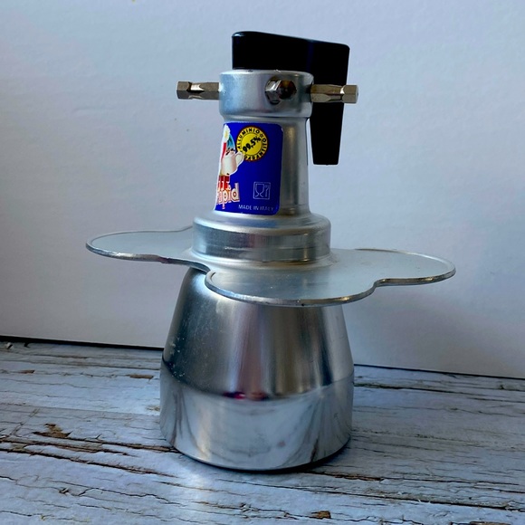 Vintage Italian coffee maker "Rapid Coffee" Moka espresso pure aluminum - Picture 1 of 4